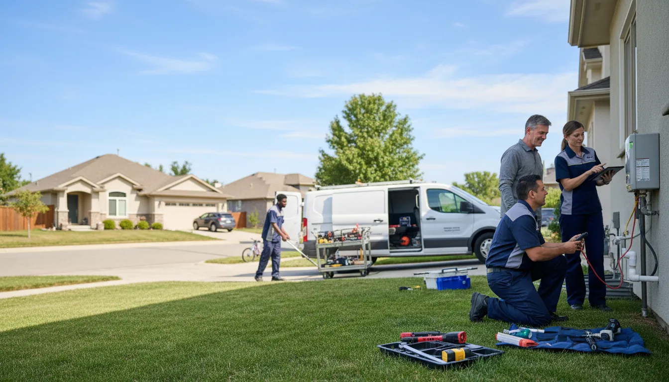 Tankless water heater service in Wharton, OH